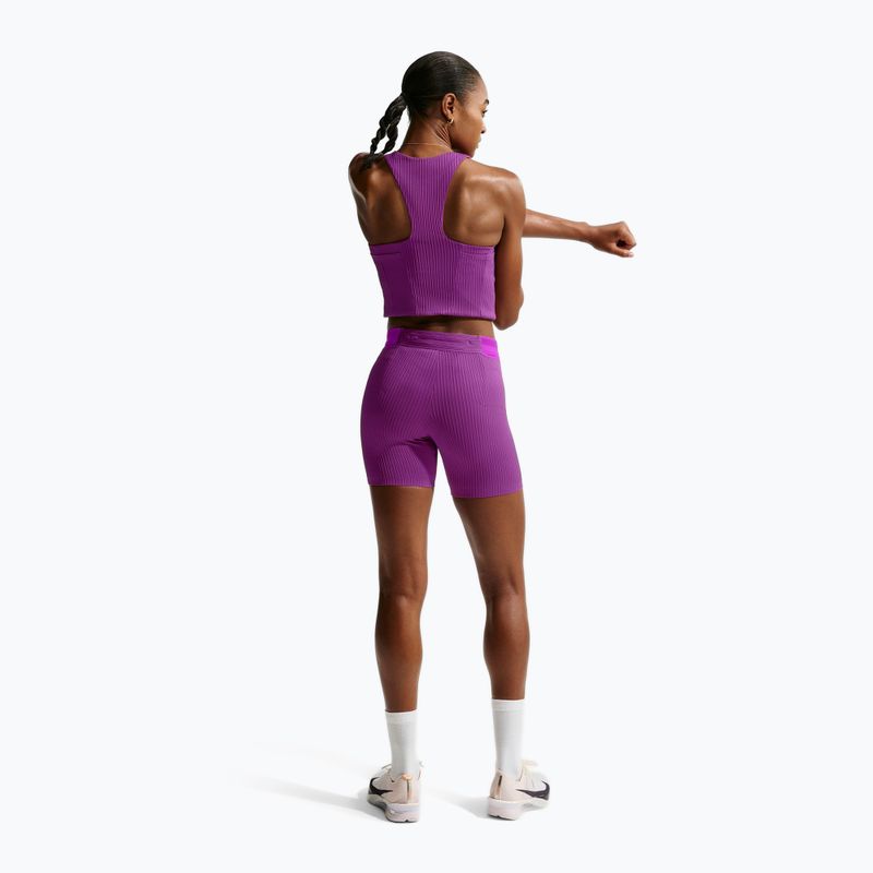 Damen-Laufshirt Nike AeroSwift vivid purple/purple pulse 3