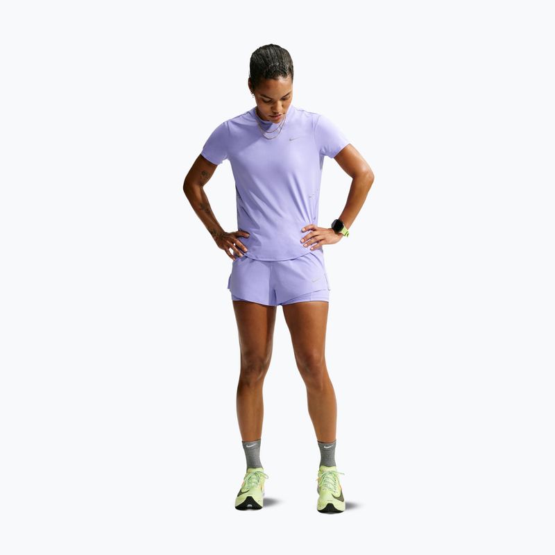 Damen-Laufshorts Nike Swift Mid-Rise 2in1 purple pulse 2
