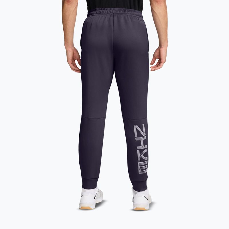 Herrenhose Nike Flex Dri-Fit UV Fleece purple dynasty/white 2