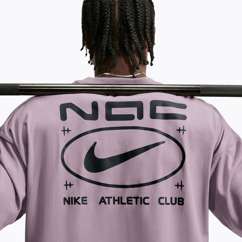 Trainings-T-Shirt Herren Nike N.A.C. purple smoke/black 5