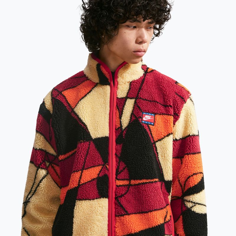 Herrenjacke Nike Club Winterized Full-Zip university red/soft yellow/black 4