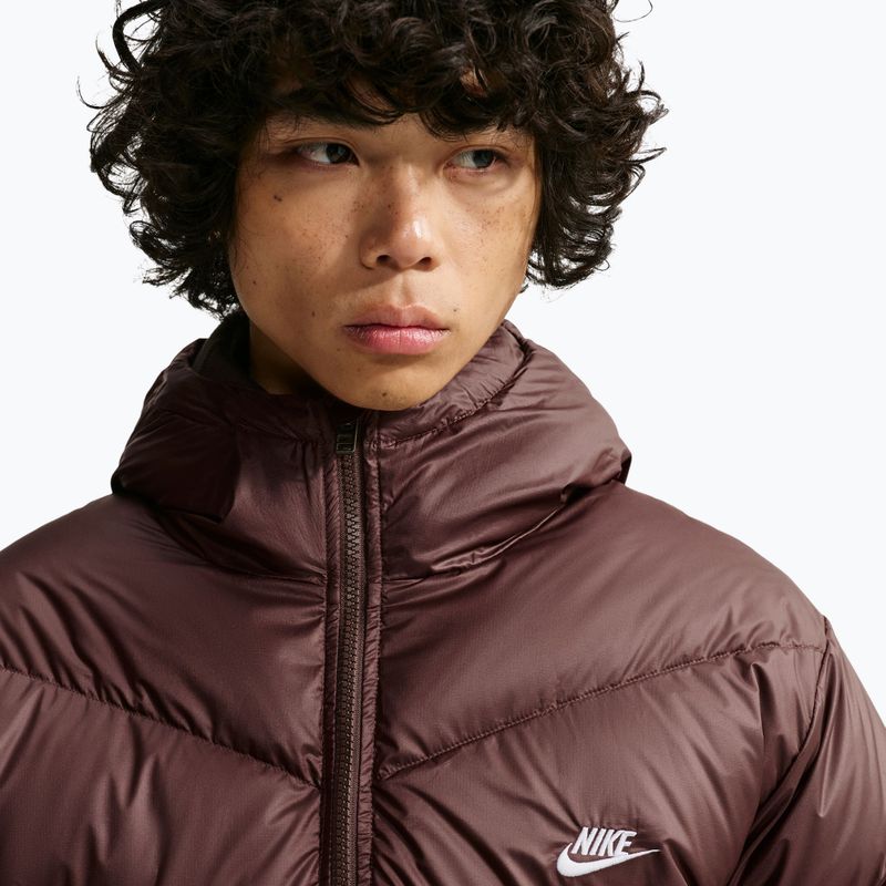 Herren-Daunenjacke Nike Windrunner light chocolate/light chocolate/white 6