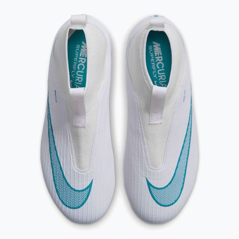 Kinder-Fußballschuhe Nike Mercurial Superfly 11 Academy Jr MG white/dusty cactus 5