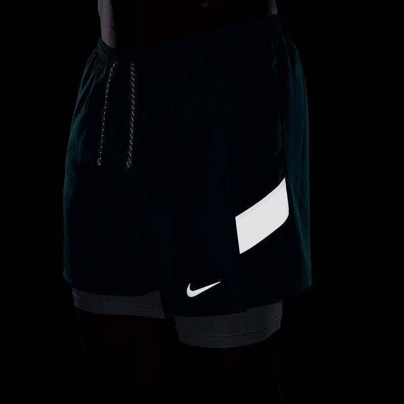 Herren-Laufshorts Nike Miler Dri-Fit 2in1 5" bright spruce 5