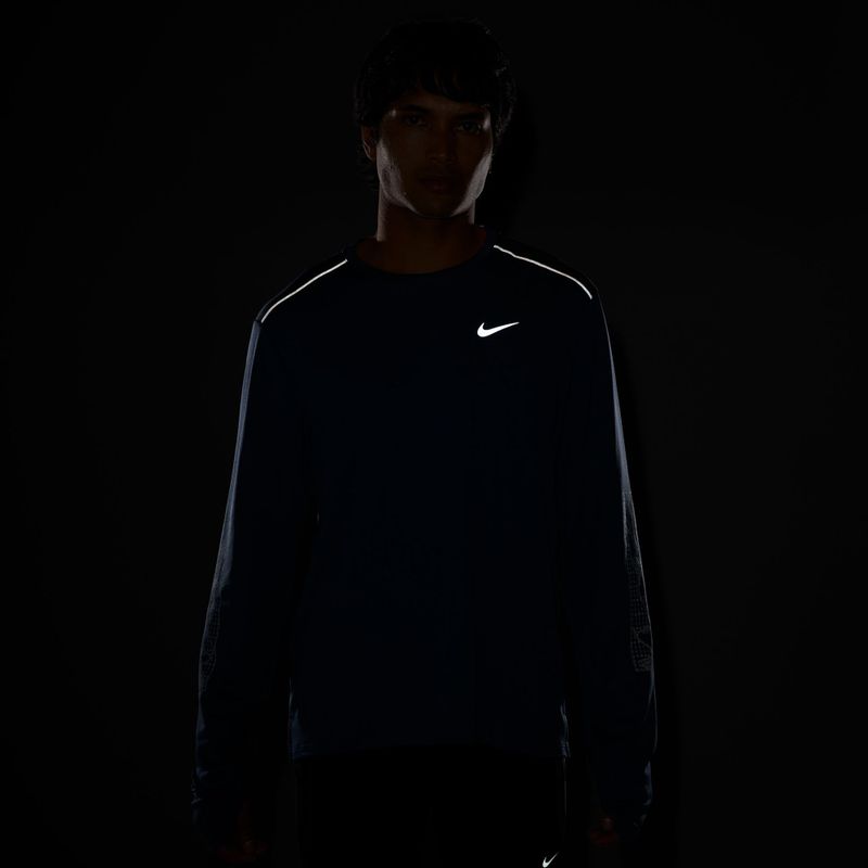 Lauf-Langarmshirt für Herren Nike Miler new slate 4