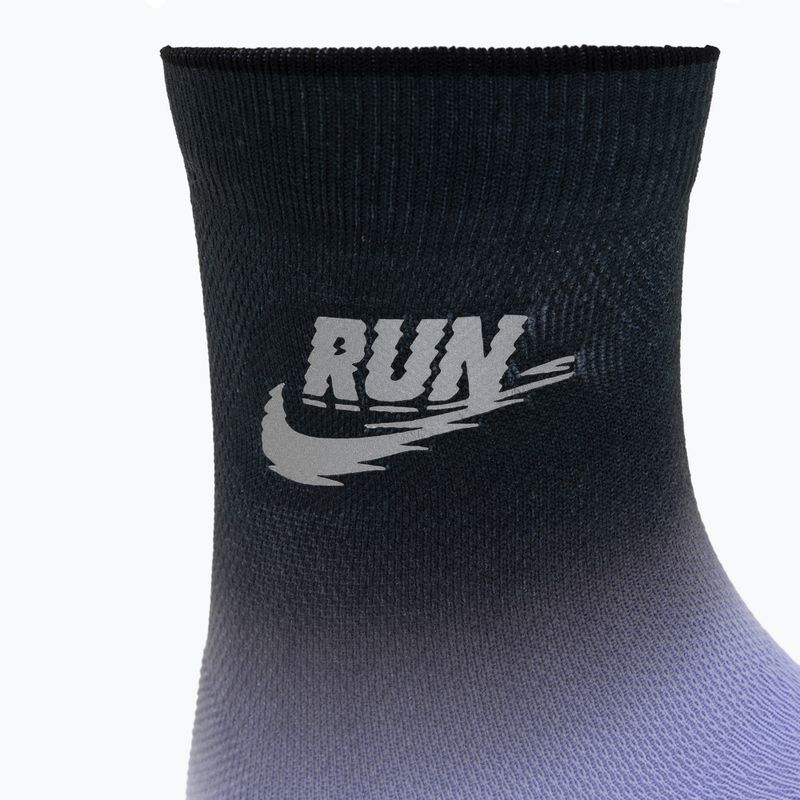 Socken Nike Run Midweight purple pulse/black 3