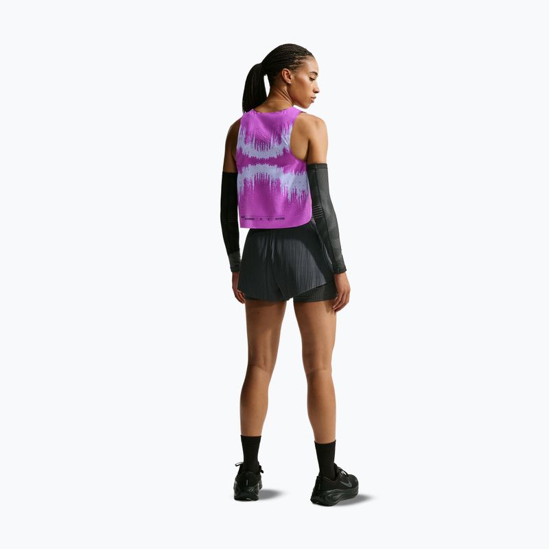 Damen-Laufshirt Nike AeroSwift vivid purple/purple dynasty 3