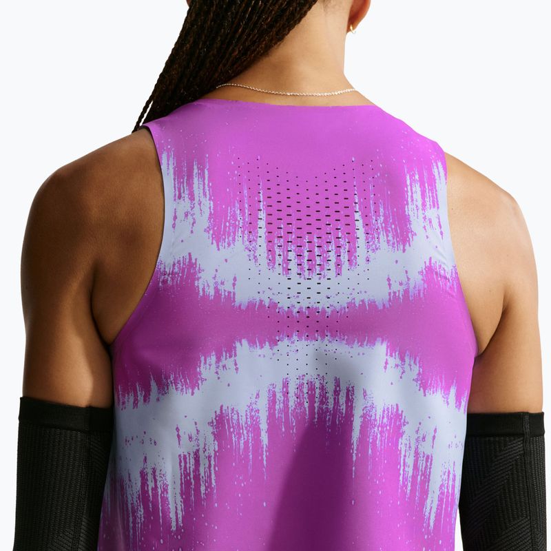 Damen-Laufshirt Nike AeroSwift vivid purple/purple dynasty 6