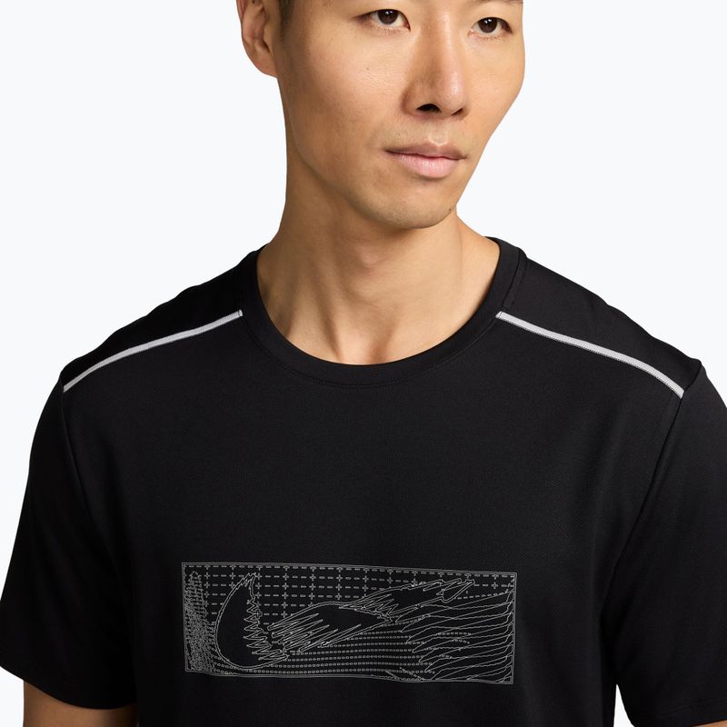 Herren-Laufshirt Nike Miler black 3
