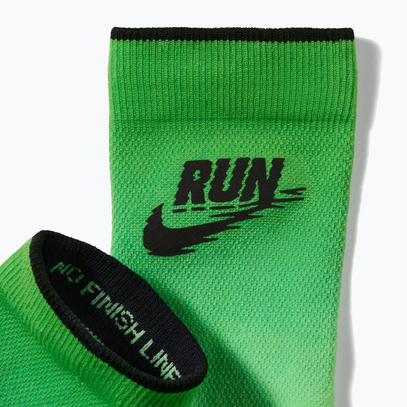 Socken Nike Run Midweight illusion green/black 2