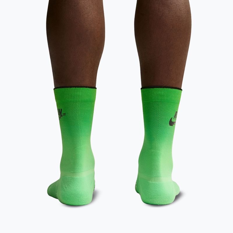 Socken Nike Run Midweight illusion green/black 5