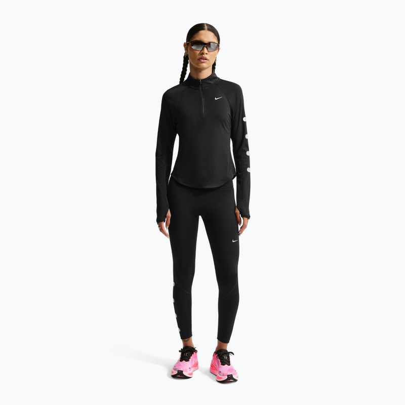 Damen-Laufshirt mit langen Ärmeln Nike Tempo Flash black 2