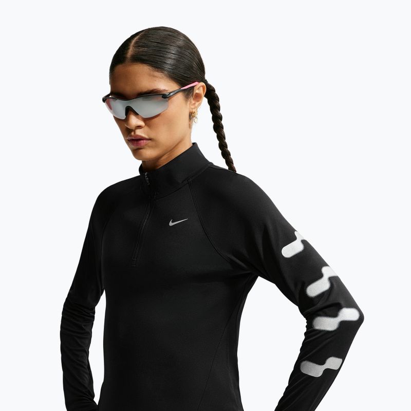 Damen-Laufshirt mit langen Ärmeln Nike Tempo Flash black 5