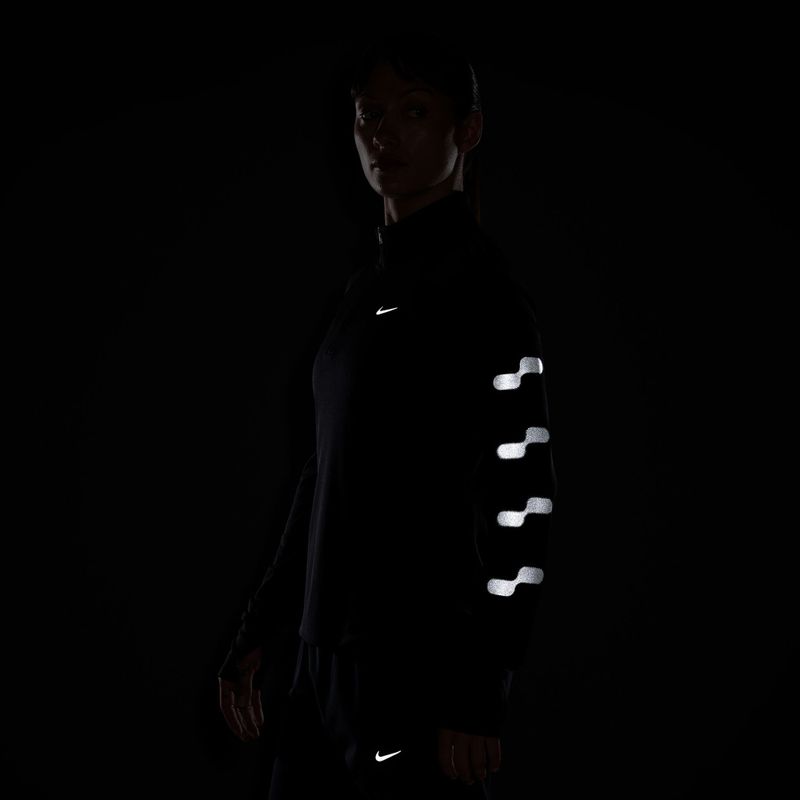 Damen-Laufshirt mit langen Ärmeln Nike Tempo Flash black 8