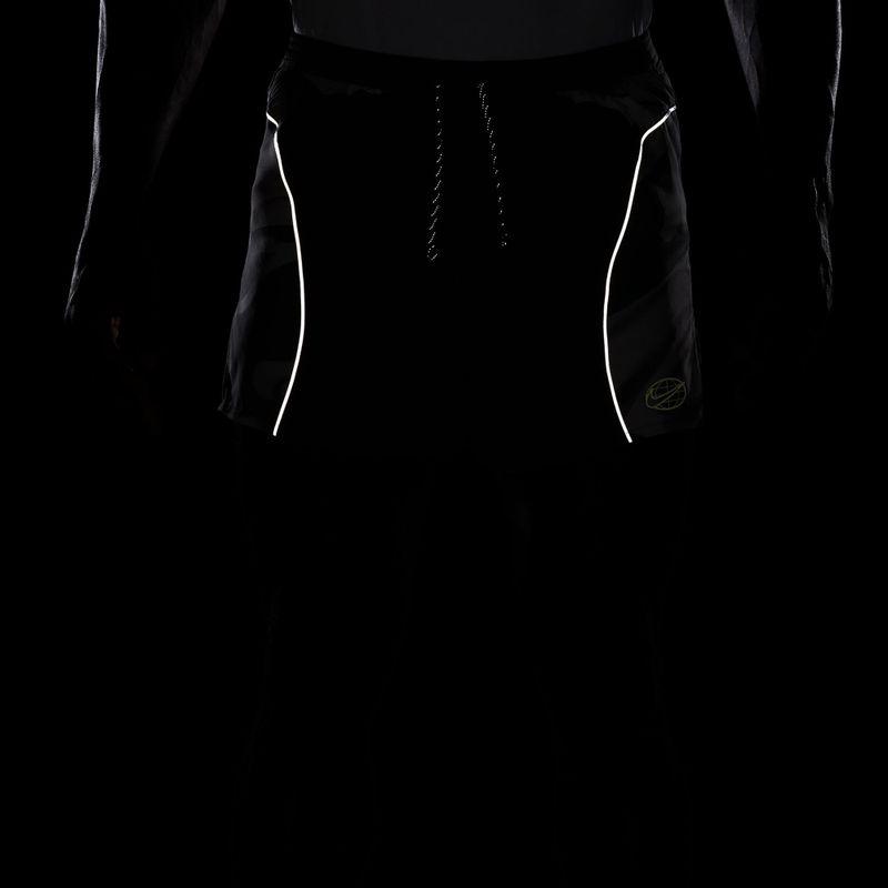 Herren-Laufshorts Nike Dri-Fit 4" smoke grey/black/light lemon twist 7