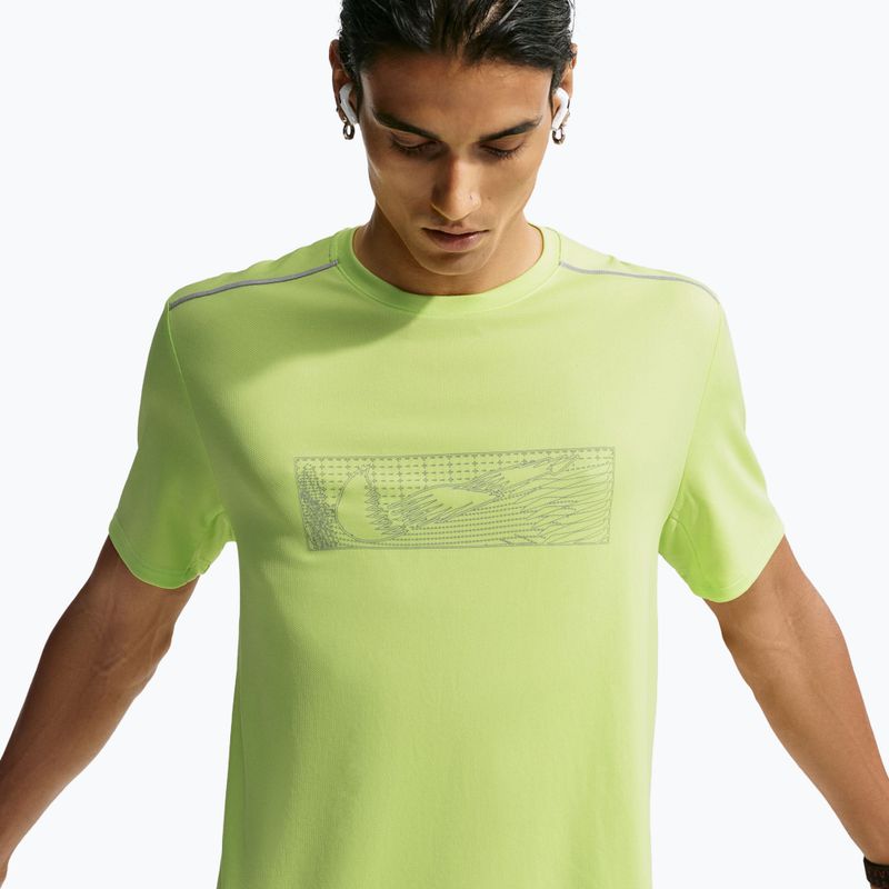 Herren-Laufshirt Nike Miler light lemon twist 4