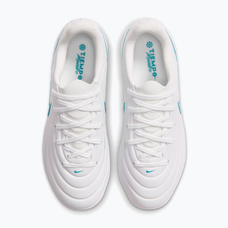 Kinder-Fußballschuhe Nike Tiempo Maestro Academy Jr FG/MG white/white/dusty cactus 4