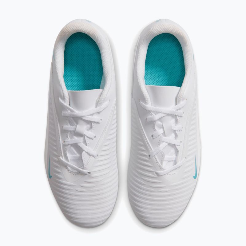 Kinder-Fußballschuhe Nike Phantom 6 Low Club Jr MG white/white/dusty cactus 3