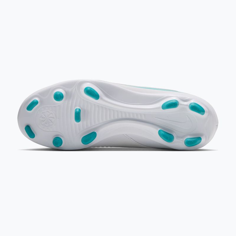 Kinder-Fußballschuhe Nike Phantom 6 Low Club Jr MG white/white/dusty cactus 4