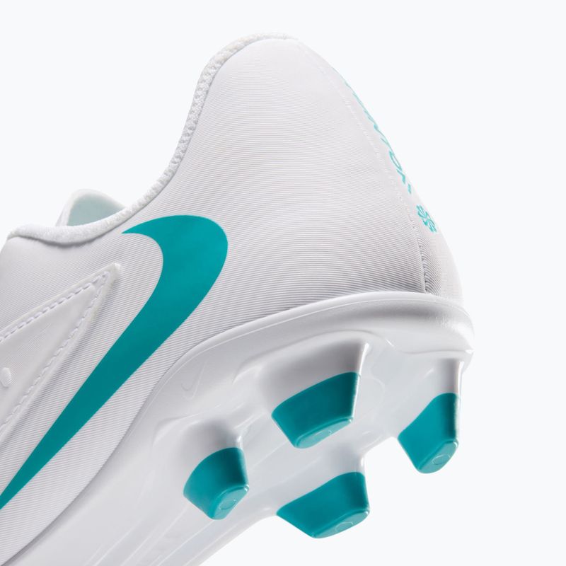 Kinder-Fußballschuhe Nike Phantom 6 Low Club Jr MG white/white/dusty cactus 6