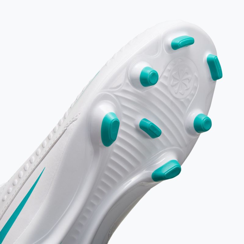 Kinder-Fußballschuhe Nike Phantom 6 Low Club Jr MG white/white/dusty cactus 7
