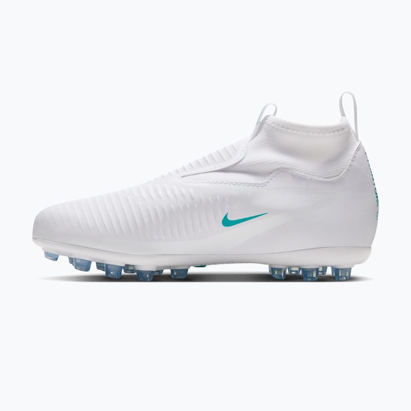 Kinder-Fußballschuhe Nike Phantom 6 High Academy AG white/white/dusty cactus 2