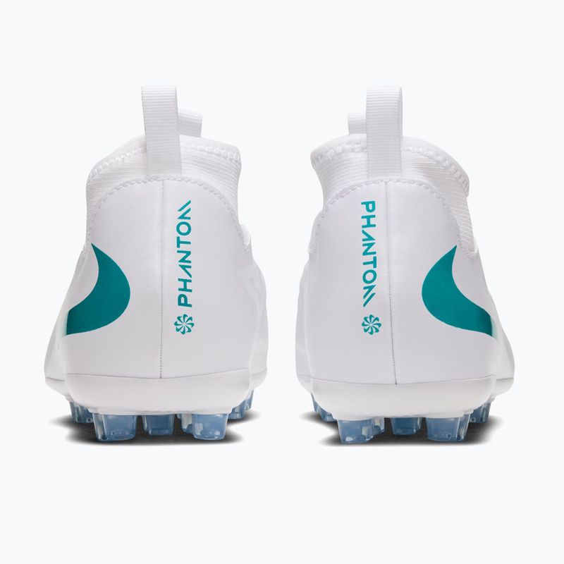 Kinder-Fußballschuhe Nike Phantom 6 High Academy AG white/white/dusty cactus 5