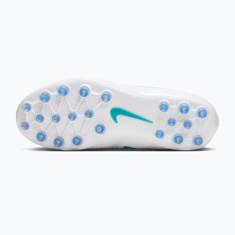 Kinder-Fußballschuhe Nike Phantom 6 High Academy AG white/white/dusty cactus 9