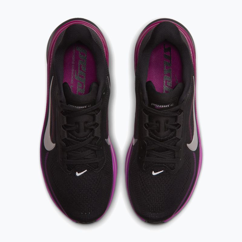 Laufschuhe für Damen Nike Pegasus 42 black/vivid purple/metallic silver 4