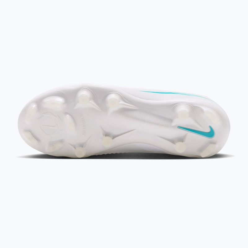 Kinder-Fußballschuhe Nike Phantom 6 High Academy Jr FG/MG white/white/dusty cactus 4