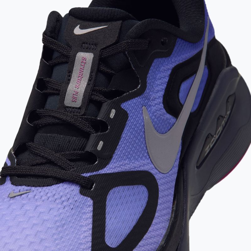 Laufschuhe für Damen Nike Structure Plus Black/Persian Violet/Metallic Silver 5