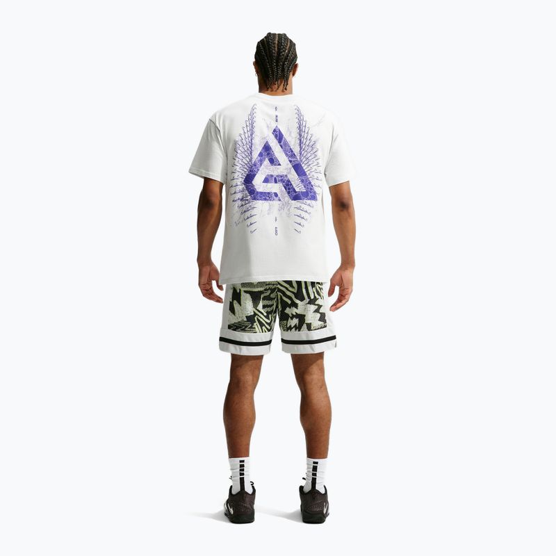 Herren-Basketballshorts Nike Giannis volt/off white/off white 3
