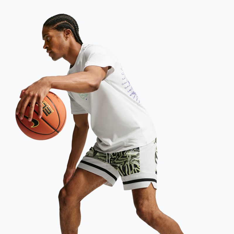 Herren-Basketballshorts Nike Giannis volt/off white/off white 6