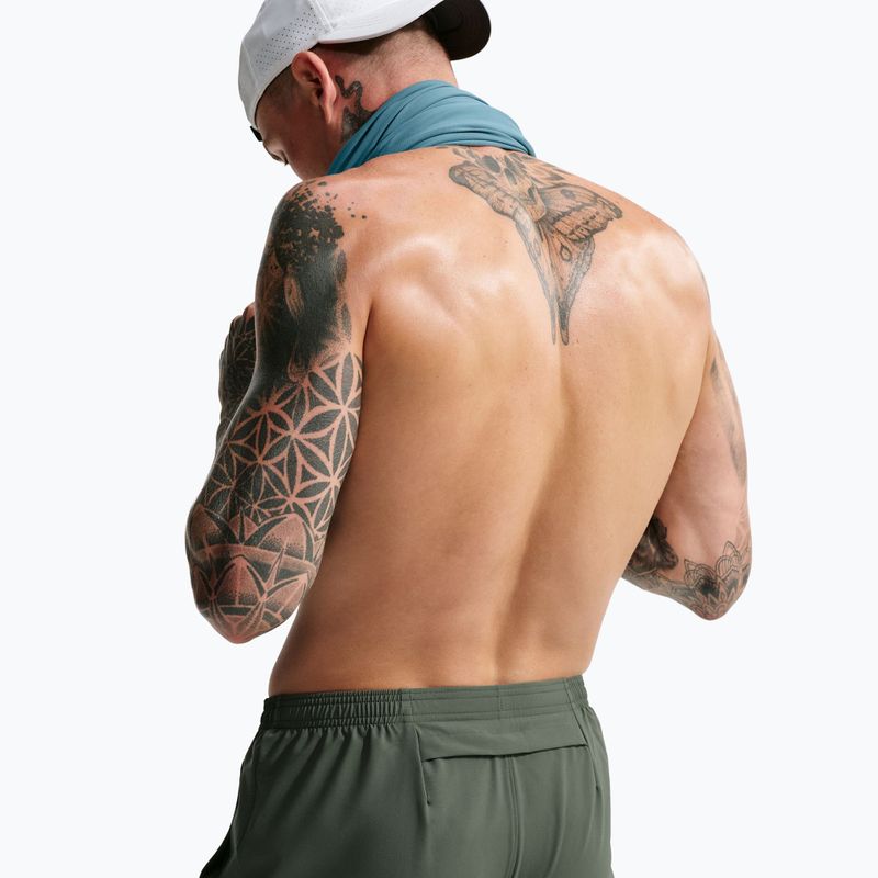 Herrenlaufhose Nike Miler Dri-Fit Woven camo green/mineral slate 5