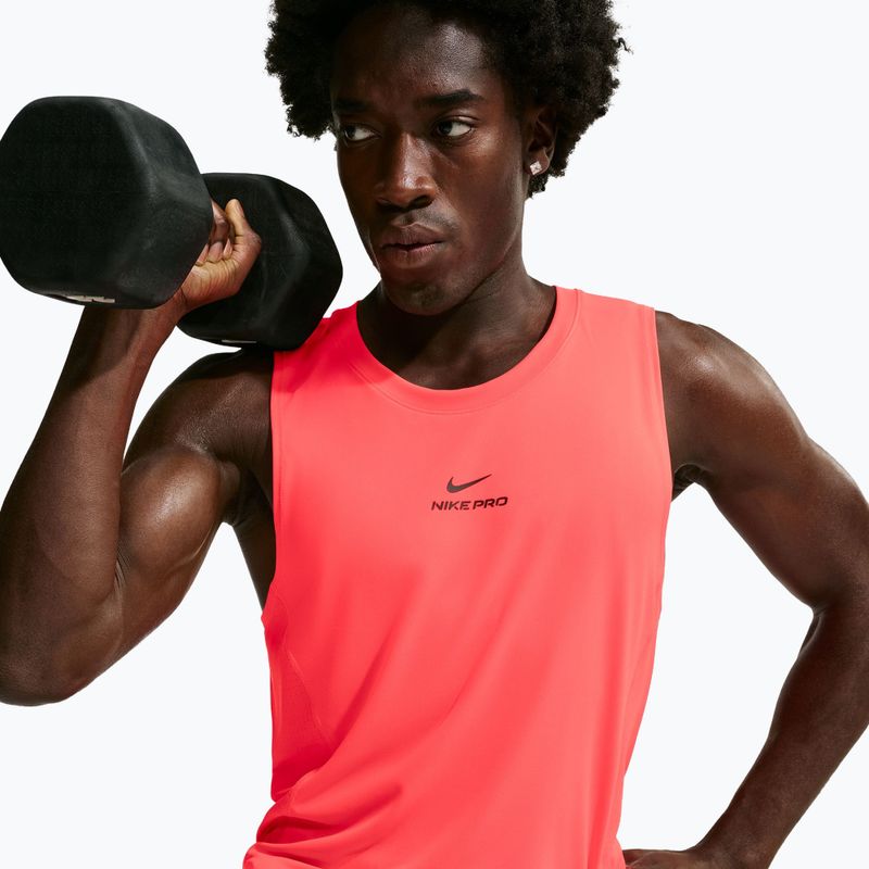 Trainings-T-Shirt Herren Nike Pro Training Dri-Fit laser crimson/black 4