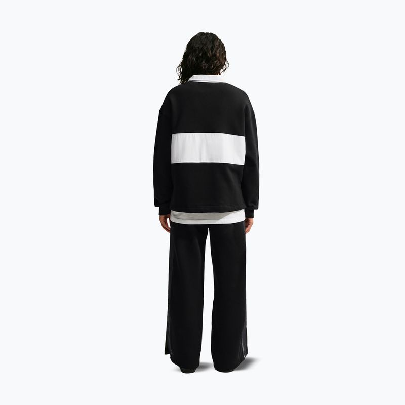 Damenpullover Nike Studio Fleece Medium Weight total black/sail/sail 3