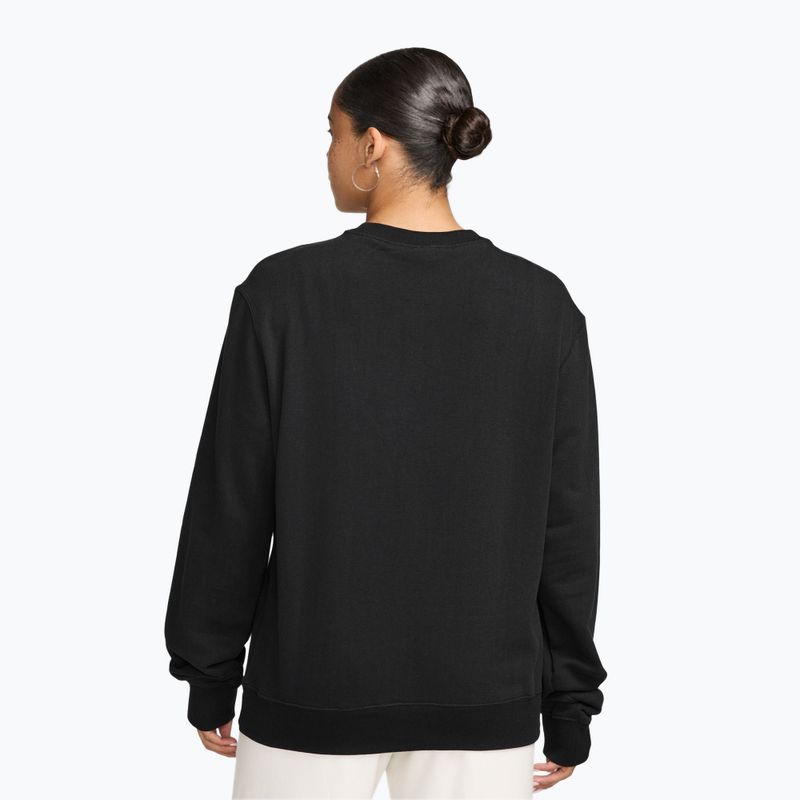 Damenpullover Nike Studio Fleece Lightweight total black/sail 2