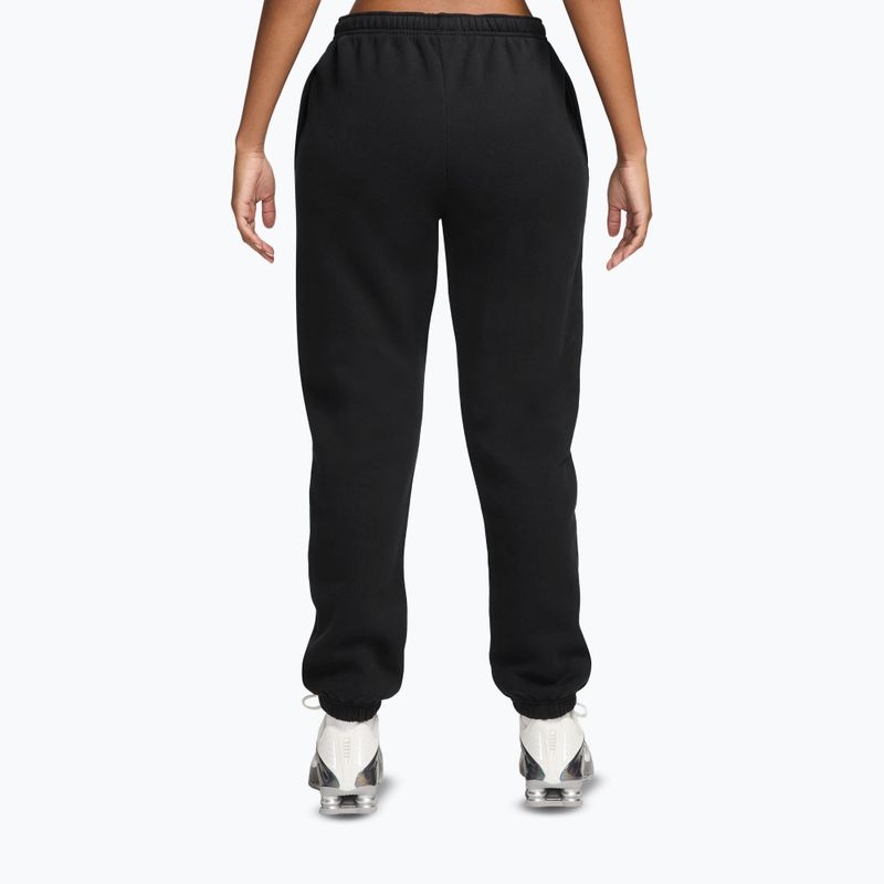 Damenhose Nike Studio Fleece total black/sail 2