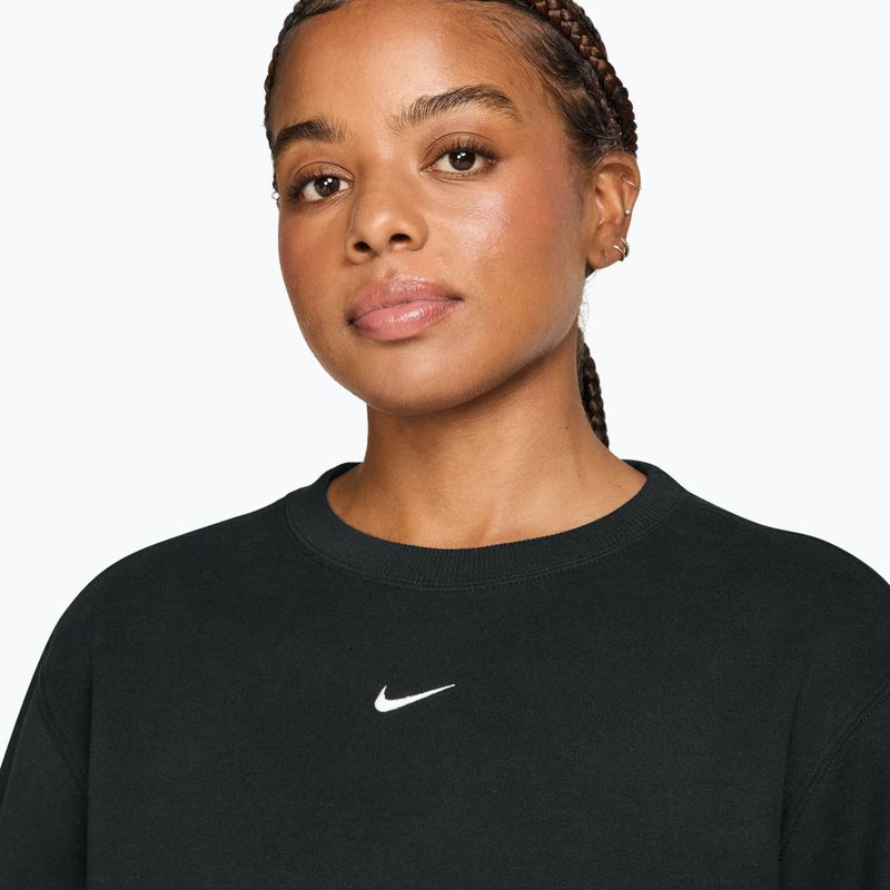 Damenpullover Nike Studio Fleece total black/sail 3