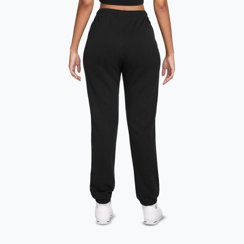 Damenhose Nike Studio Fleece total black/sail 2