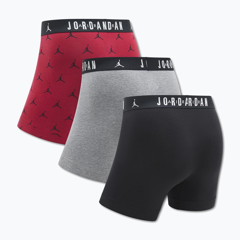 Bokserki męskie Nike Jordan JHM Flight Cotton Essential 3 pary gym red 2