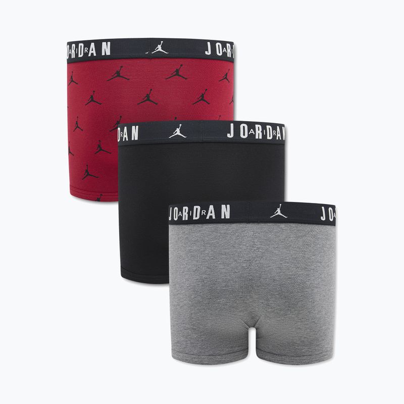 Kinderboxershorts Jordan JHB Flight Cotton Essential 3 pairs gym red 2