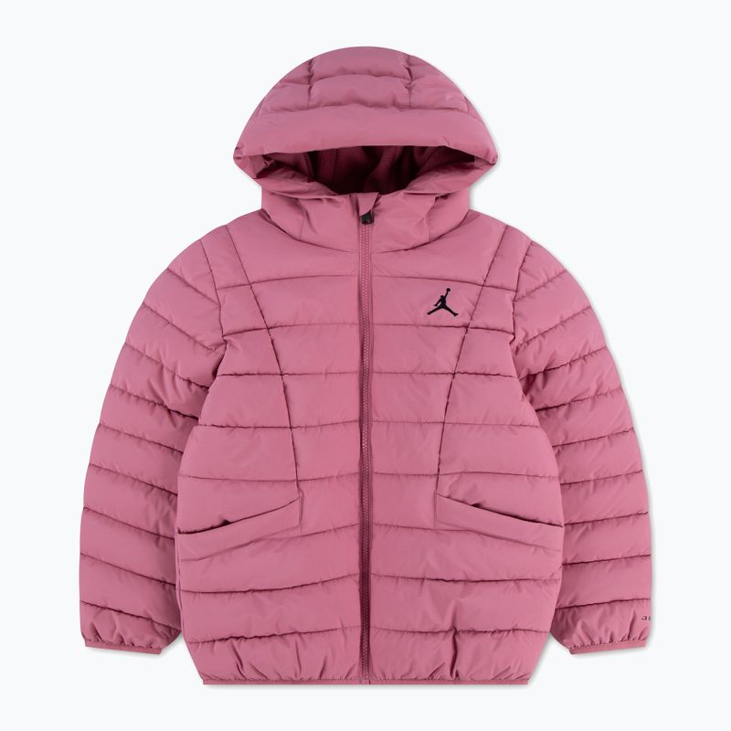 Kinderjacke Jordan Midweight Puffer W/Pipping desert berry