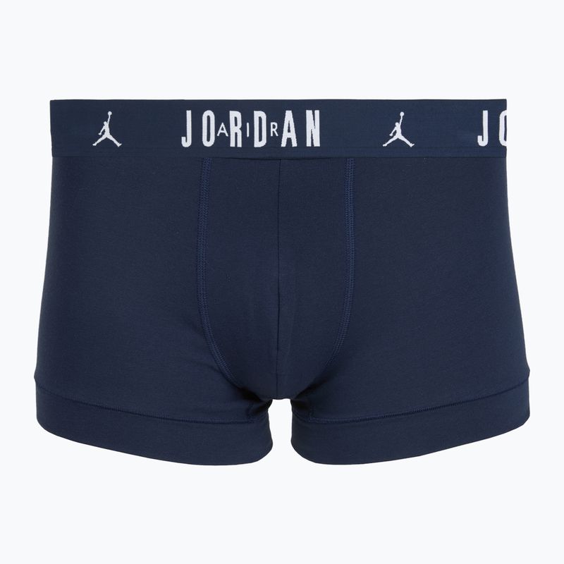 Herrenboxershorts Nike Jordan Cotton Trunk 5er-Pack gym red/schwarz 3