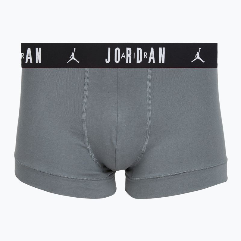 Herrenboxershorts Nike Jordan Cotton Trunk 5er-Pack gym red/schwarz 6