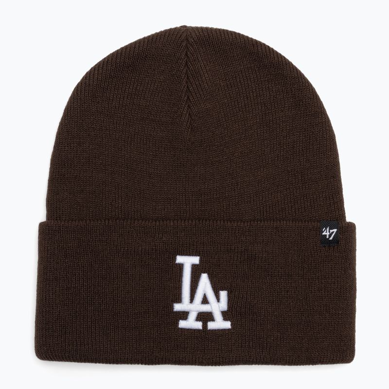 Wintermütze 47 Brand MLB Los Angeles Dodgers Sox Haymaker brown