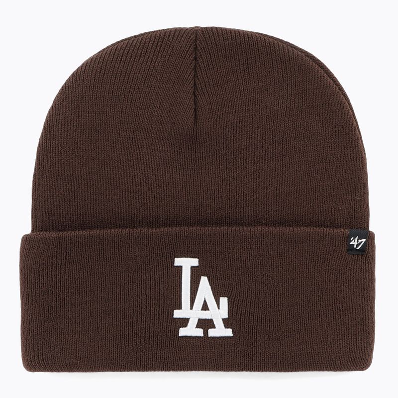 Wintermütze 47 Brand MLB Los Angeles Dodgers Sox Haymaker brown