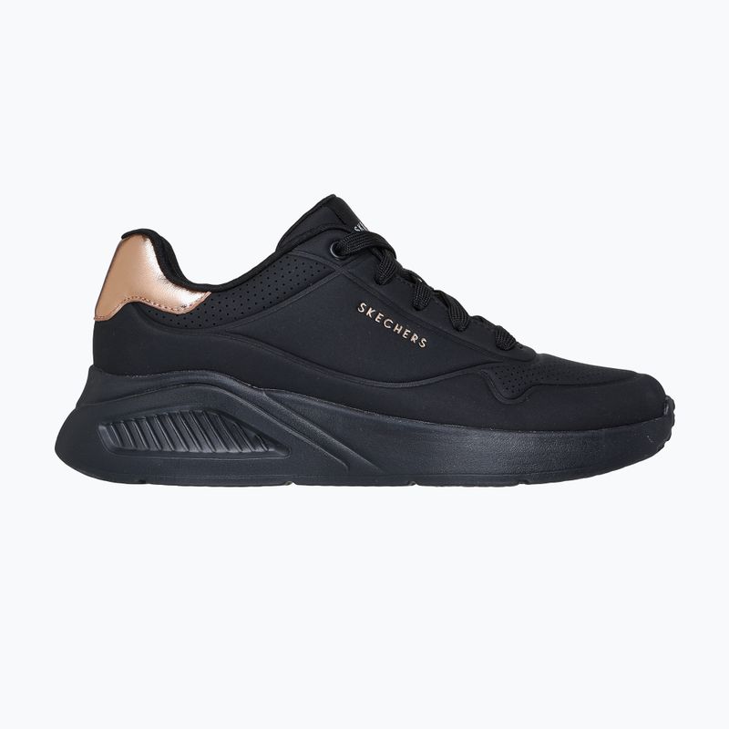 Damen Schuhe Skechers Uno Lite Shimmer Along schwarz 2