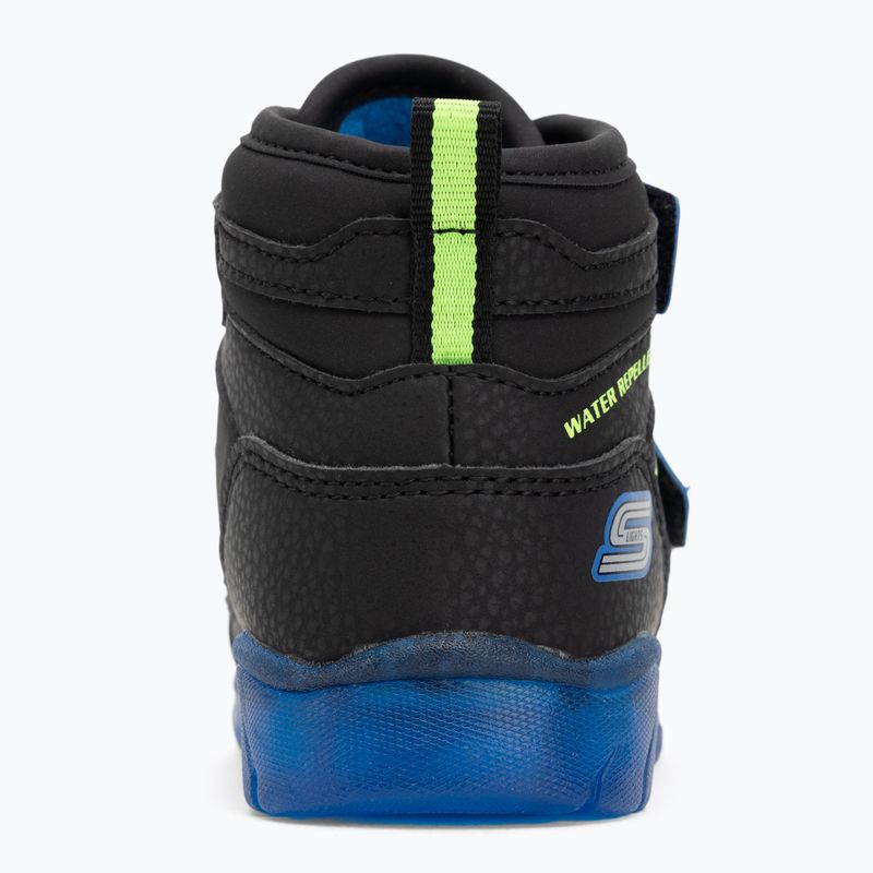 Kinder-Schuhe SKECHERS Illumi-Brights Splash Beams schwarz/blau/lime 6