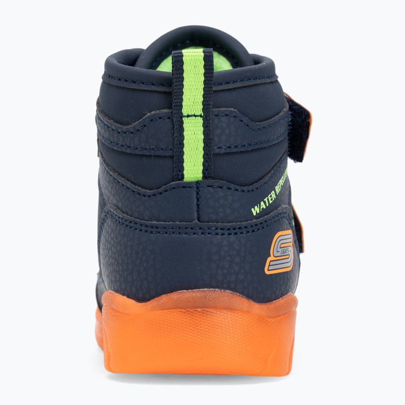 Kinder-Schuhe SKECHERS Illumi-Brights Splash Beams Navy/Orange 6